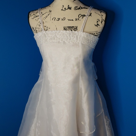 Peachy Kids  Pearlescent Formal Full LengthDress - Picture 2 of 8